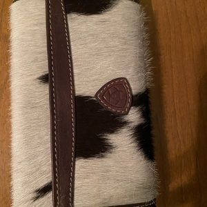 Cowhide clutch